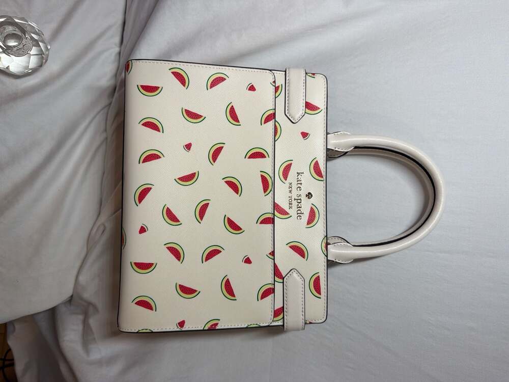 Kate Spade Staci Medium Satchel in Watermelon Toss